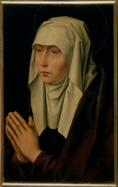 The Virgin Mourning by Hans Memling